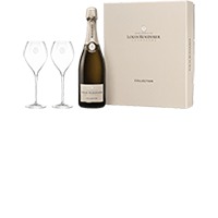 Louis Roederer : Coffret Collection 243 et 2 Flûtes