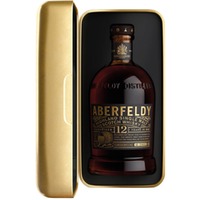 Aberfeldy Guaranteed 12 Years Oak Gold Bar Highland Single Malt Scotch Whisky 0,7 ℓ, Geschenketui