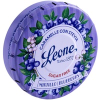 Pastiglie Leone Blaubeer Bonbons mit Stevia 30g