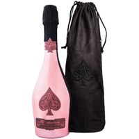 Armand de Brignac Brut Rosé Champagne AOC 0,75 ℓ, Samtbeutel