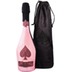 Armand de Brignac Brut Rosé Champagne AOC 0,75 ℓ, Samtbeutel 