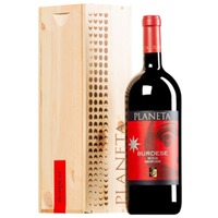 "Burdese" Rosso Sicilia Menfi DOC MAGNUM Original-Holzkiste