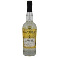 Planteray 3 Stars White Rum 41,2%, Barbados Jamaica Trinidad