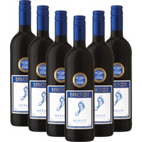 6er Vorteils-Weinpaket Merlot - Barefoot