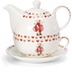 Tea for one Set "Teufel" 3tlg.- 0,4l New Bone China 