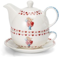 Tea for one Set "Schutzengel" 3tlg.- 0,4l New Bone China