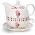 Tea for one Set "Schutzengel" 3tlg.- 0,4l New Bone China 