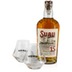 Suau Brandy 15 Anos + Gläser, 37 % vol, 0,7-l-Flasche 