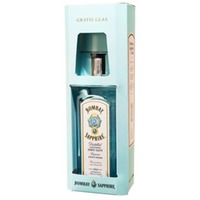 Bombay Sapphire London Dry Gin + Glas