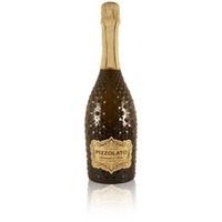 Pizzolato Spumante Bianco Blanc de Blancs extra dry Glitzerflasche