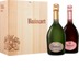 Champagner Geschenkset - Ruinart - Brut + Rosé - 2 Fl 
