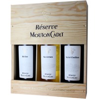 Geschenkset 3 Fl. - Mouton Cadet Réserve Panache - Baron Philippe De Rothschild