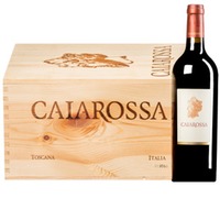 "Caiarossa" Rosso Toscana IGT (BIO)  Original-Holzkiste