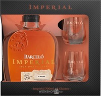 Ron Barceló Imperial Rum mit 2 Gläser