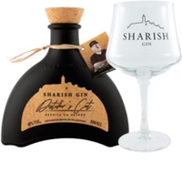 Sharish Gin Destillers Cut Promopack mit Glas