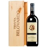 "Tenuta Belguardo" Rosso Maremma Toscana DOC MAGNUM Original-Holzkiste