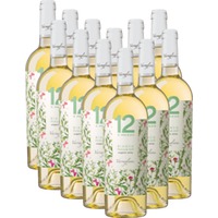 12x Vorteils-Weinpaket 12 e Mezzo Bianco Organic Wine Puglia IGP - Varvaglione