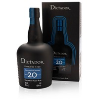 Dictador Colombian Aged Rum 20 Years in Geschenkverpackung
