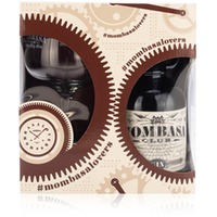 Mombasa Club London Dry Gin + Glas in Geschenkverpackung