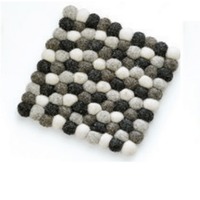 Untersetzer Lana Grigio quadratisch ca. 20 x 20 cm