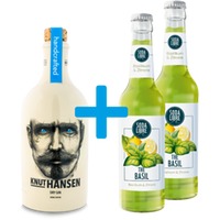 KNUT HANSEN Dry Gin    + 2x Soda Libre The Basil 0,33l Bundle