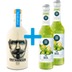 KNUT HANSEN Dry Gin    + 2x Soda Libre The Basil 0,33l Bundle 