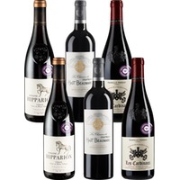 6er-Paket Französische Premium Rotweine - Weinpaket