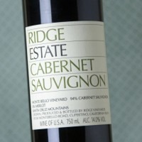 Ridge Cabernet Sauvignon Estate