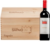 "Sapaio" Rosso Toscana IGT (BIO)  Original-Holzkiste