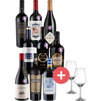 9er-Paket Weine des Jahres + GRATIS Schott-Zwiesel Gläser - Weinpaket