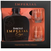 Barcelo Imperial Onyx Rum + 2 Gläser