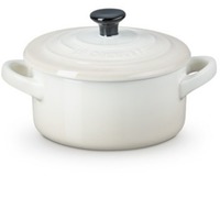 Mini-Cocotte aus Steinzeug 10 cm meringue