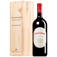 "Poggio Rosso" Chianti Classico Gran Selezione DOCG MAGNUM Original-Holzkiste