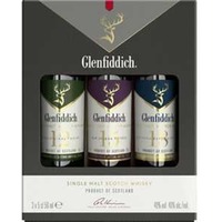 Glenfiddich Single Malt Scotch Whisky Tasting-Set 3 Flaschen 40% vol. 3 x 0,05 l