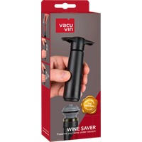 Set Wine Saver Black mit 2 Vacuum Wine Stoppers