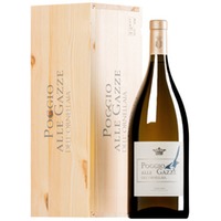 "Poggio alle Gazze dell'Ornellaia" Toscana Bianco IGT MAGNUM Original-Holzkiste