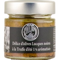 Schwarze Oliven Luques mit Trüffelaroma 100 g