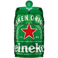 Heineken 5 Liter Bierfass mit Zapfhahn, Pfandfrei