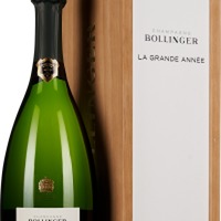 Champagne Brut La Grande Année in Holzkiste