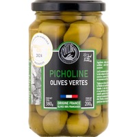 Grüne Oliven Picholine in Salzwasser 200 g