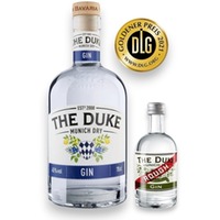 Limited: Probierpaket Munich Dry Gin u. Rough Gin (1 x 0,7l u. 1 x 0,05l, 45%/42%)   bio
