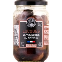 Schwarze Oliven Lucques