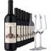 Campanile Primitivo im 8er-Vorratspaket inkl. 2er-Set Zwiesel Glas »PURE« 