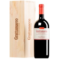 "Grattamacco" Rosso Bolgheri Superiore DOC (BIO) MAGNUM Original-Holzkiste