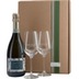 Geschenkpaket mit Prosecco Batíso Brut und 2 Gläsern 