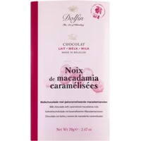 Vollmilchschokolade mit karamellisierten Macadamianüssen