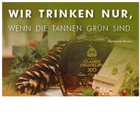 Trinken nur bei grünen Tannen