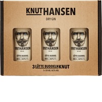 KNUT HANSEN Dry Gin 3x