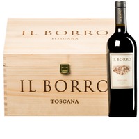 "Il Borro" Rosso Toscana IGT (BIO)  Original-Holzkiste