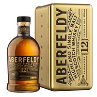Aberfeldy Single Malt Whisky 12 YO „Goldbarren“-Tinbox